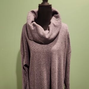 Calvin Klein Charcoal Cowl Neck Sweater